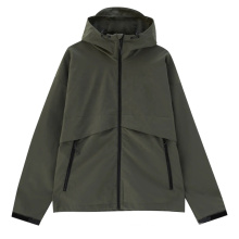 Wholesale Waterproof Rain Jacket Custom Design Lightweight Hooded Raincoat for Men